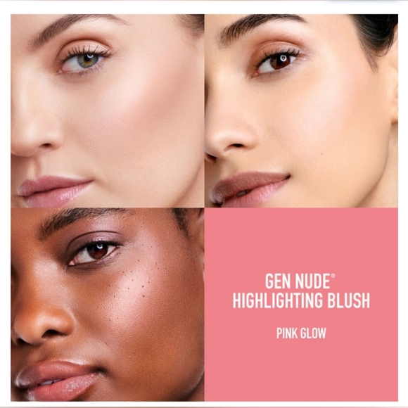 2/$50 bareMinerals Gen Nude Highlighting Blush Pink Glow - Picture 3 of 4